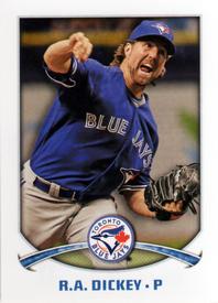 2015 Topps Stickers #43 R.A. Dickey Front