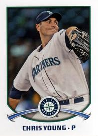 2015 Topps Stickers #127 Chris Young Front