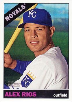 2015 Topps Heritage #524 Alex Rios Front