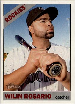 2015 Topps Heritage #93 Wilin Rosario Front
