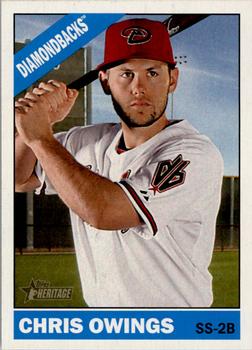 2015 Topps Heritage #182 Chris Owings Front