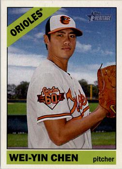 2015 Topps Heritage #272 Wei-Yin Chen Front