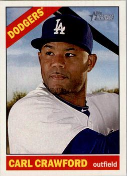 2015 Topps Heritage #330 Carl Crawford Front
