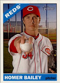 2015 Topps Heritage #371 Homer Bailey Front