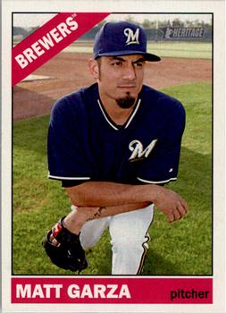 2015 Topps Heritage #418 Matt Garza Front