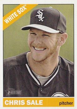 2015 Topps Heritage #447 Chris Sale Front