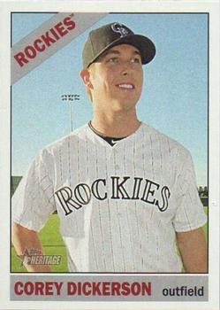 2015 Topps Heritage #466 Corey Dickerson Front