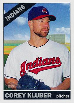 2015 Topps Heritage #484 Corey Kluber Front