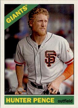 2015 Topps Heritage #488 Hunter Pence Front