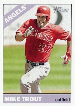 2015 Topps Heritage #500 Mike Trout Front