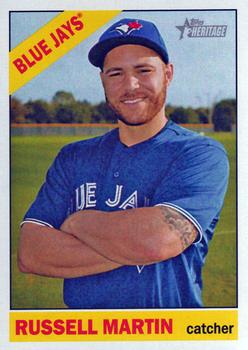 2015 Topps Heritage #61 Russell Martin Front