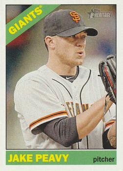 2015 Topps Heritage #113 Jake Peavy Front