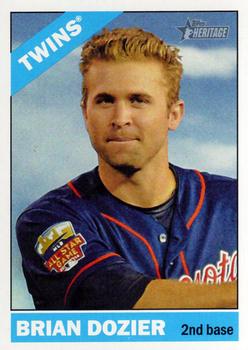 2015 Topps Heritage #120 Brian Dozier Front