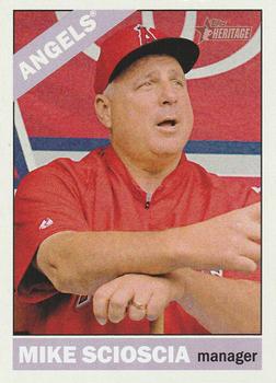 2015 Topps Heritage #249 Mike Scioscia Front