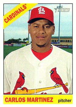 2015 Topps Heritage #298 Carlos Martinez Front