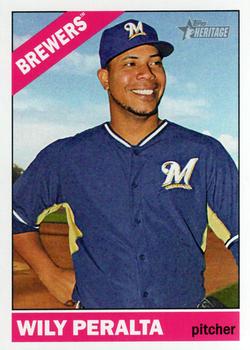 2015 Topps Heritage #376 Wily Peralta Front