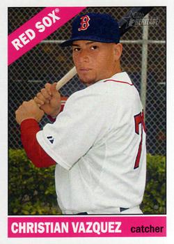 2015 Topps Heritage #391 Christian Vazquez Front