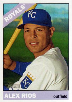 2015 Topps Heritage #524 Alex Rios Front