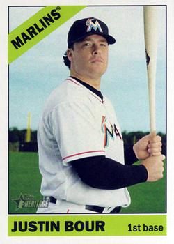 2015 Topps Heritage #616 Justin Bour Front