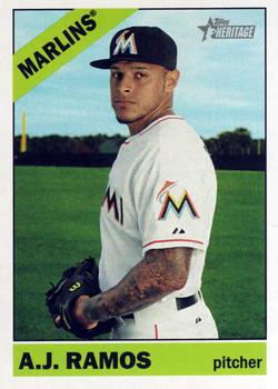 2015 Topps Heritage #646 A.J. Ramos Front