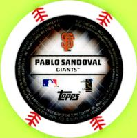 2015 Topps Chipz #NNO Pablo Sandoval Back