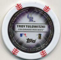2015 Topps Chipz #NNO Troy Tulowitzki Back