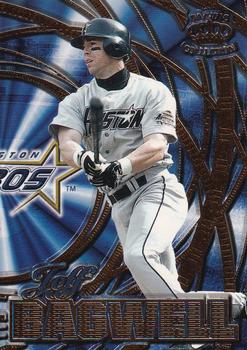 1997 Pacific Prism Invincible - Sluggers & Hurlers #SH-10A Jeff Bagwell Front