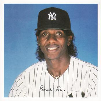1991 New York Yankees Photo Album #NNO Pascual Perez Front