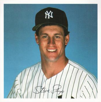 1991 New York Yankees Photo Album #NNO Steve Sax Front