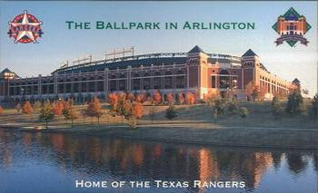 1999 Dr. Pepper Texas Rangers #NNO The Ballpark in Arlington Front
