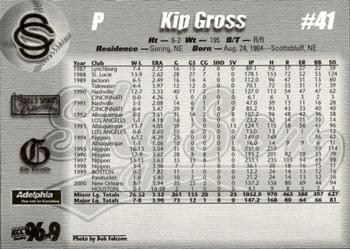 2001 Colorado Springs Sky Sox #NNO Kip Gross Back