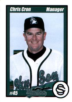 2001 Colorado Springs Sky Sox #NNO Chris Cron Front