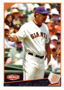 2009 Topps Emerald Nuts San Francisco Giants #28 Bruce Bochy Front