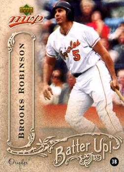 2005 Upper Deck MVP - Batter Up! #BU-7 Brooks Robinson Front