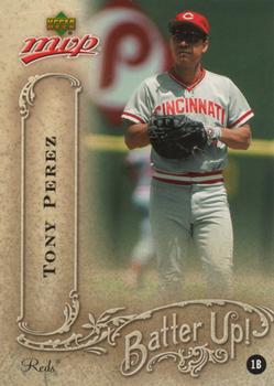 2005 Upper Deck MVP - Batter Up! #BU-38 Tony Perez Front