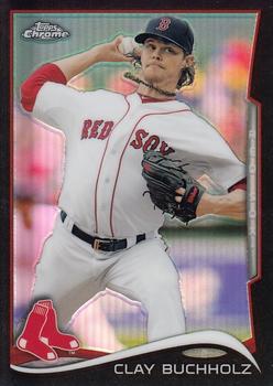 2014 Topps Chrome - Black Refractors #31 Clay Buchholz Front
