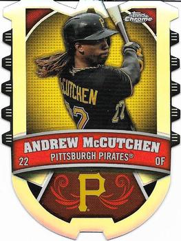 2014 Topps Chrome - Chrome Connections Die Cuts #CC-AM Andrew McCutchen Front