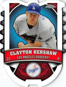2014 Topps Chrome - Chrome Connections Die Cuts #CC-CK Clayton Kershaw Front