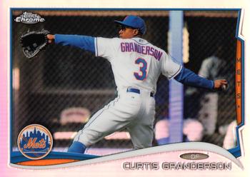 2014 Topps Chrome - Refractors #9 Curtis Granderson Front