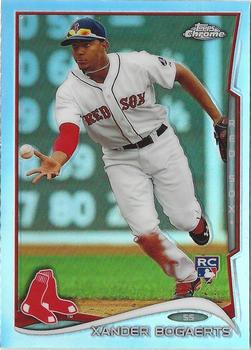 2014 Topps Chrome - Refractors #25 Xander Bogaerts Front