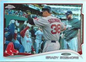 2014 Topps Chrome - Refractors #142 Grady Sizemore Front