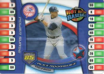 2005 Topps Hot Button #1 Alex Rodriguez Front