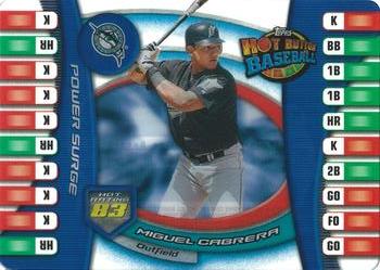 2005 Topps Hot Button #3 Miguel Cabrera Front