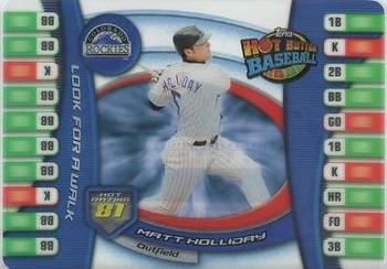 2005 Topps Hot Button #8 Matt Holliday Front