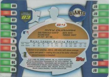 2005 Topps Hot Button #84 Ray Durham Back