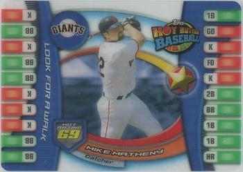 2005 Topps Hot Button #131 Mike Matheny Front