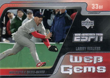 2005 Upper Deck ESPN - Web Gems #WG-16 Larry Walker Front