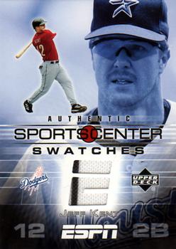 2005 Upper Deck ESPN - SportsCenter Swatches #GU-JK Jeff Kent Front