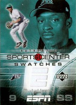 2005 Upper Deck ESPN - SportsCenter Swatches #GU-BU B.J. Upton Front