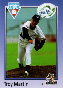 1992 Futera Pepsi ABL Sydney Wave #4 Troy Martin Front